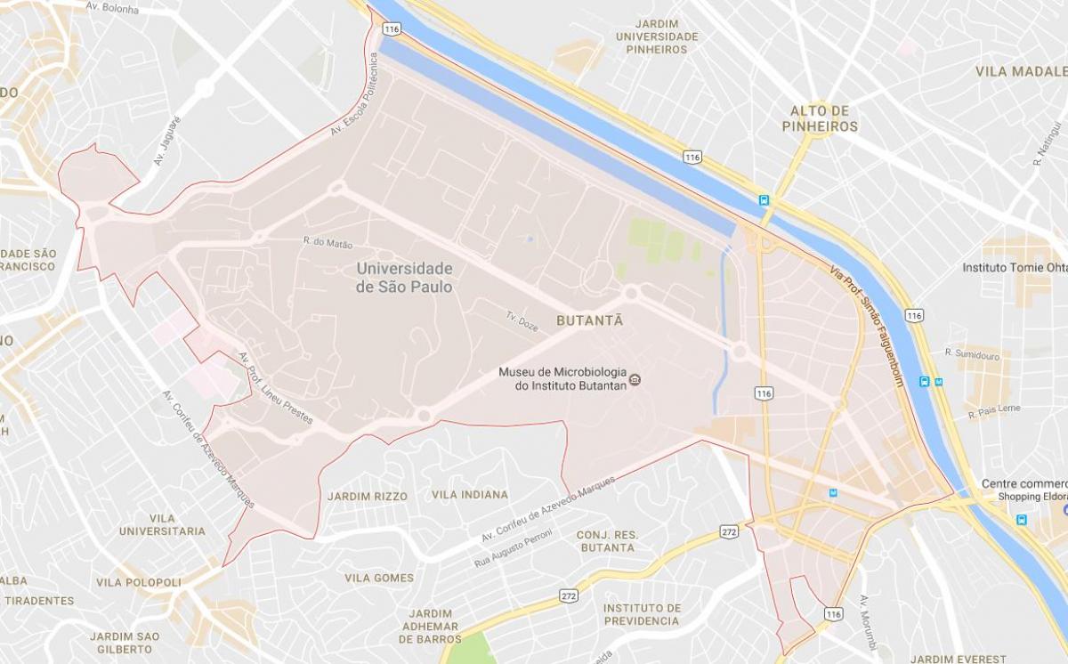 แผนที่ของ Butantã São Paulo