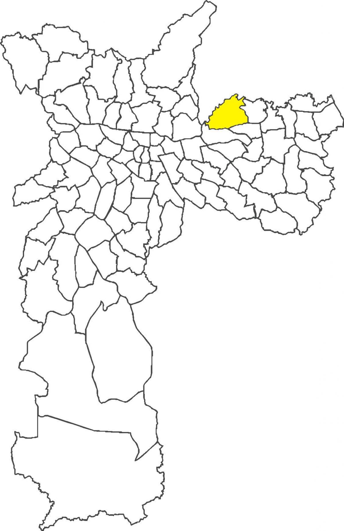 แผนที่ของ Cangaíba เขต