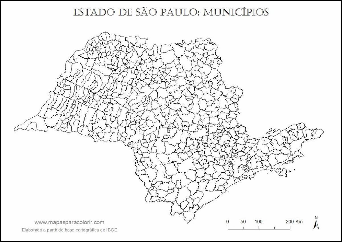 แผนที่ของ São Paulo สาวบริสุทธิ์-san-marino. kgm