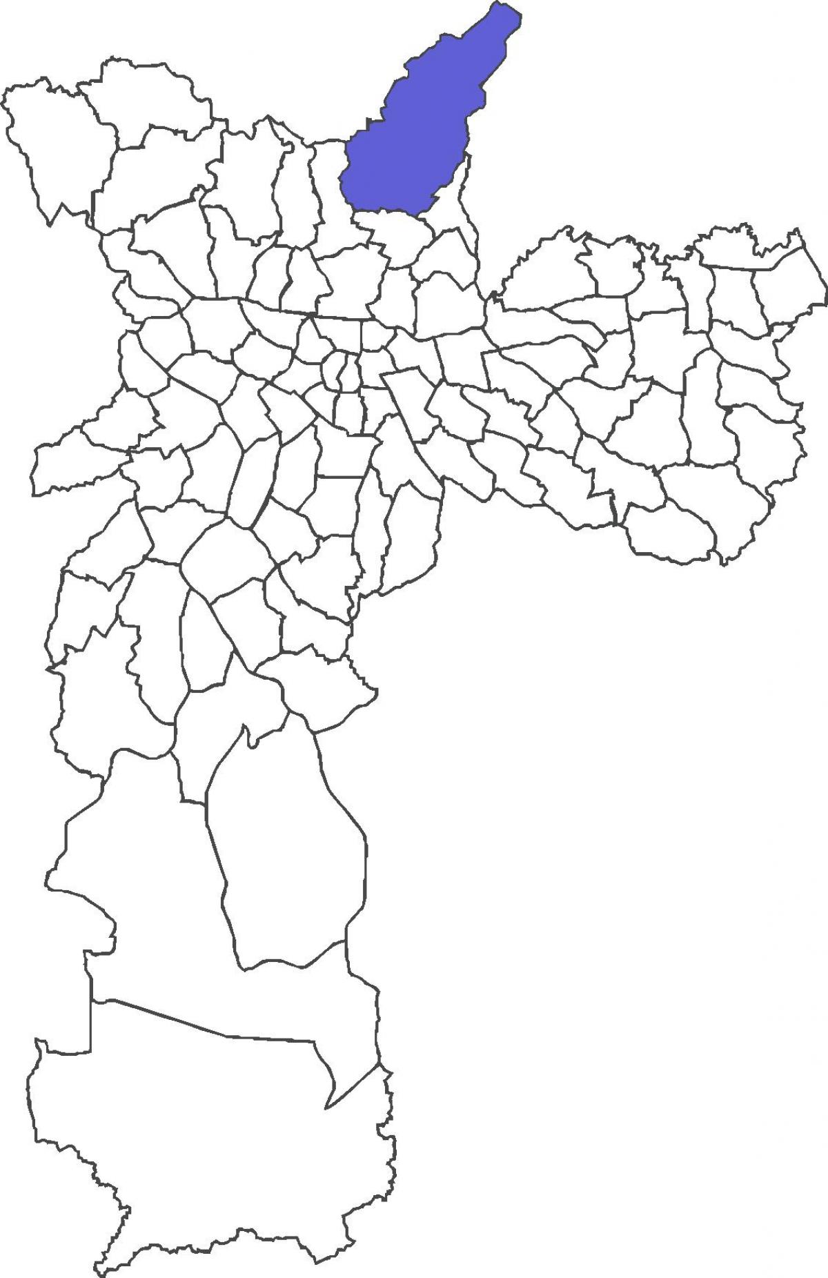 แผนที่ของ Tremembé เขต