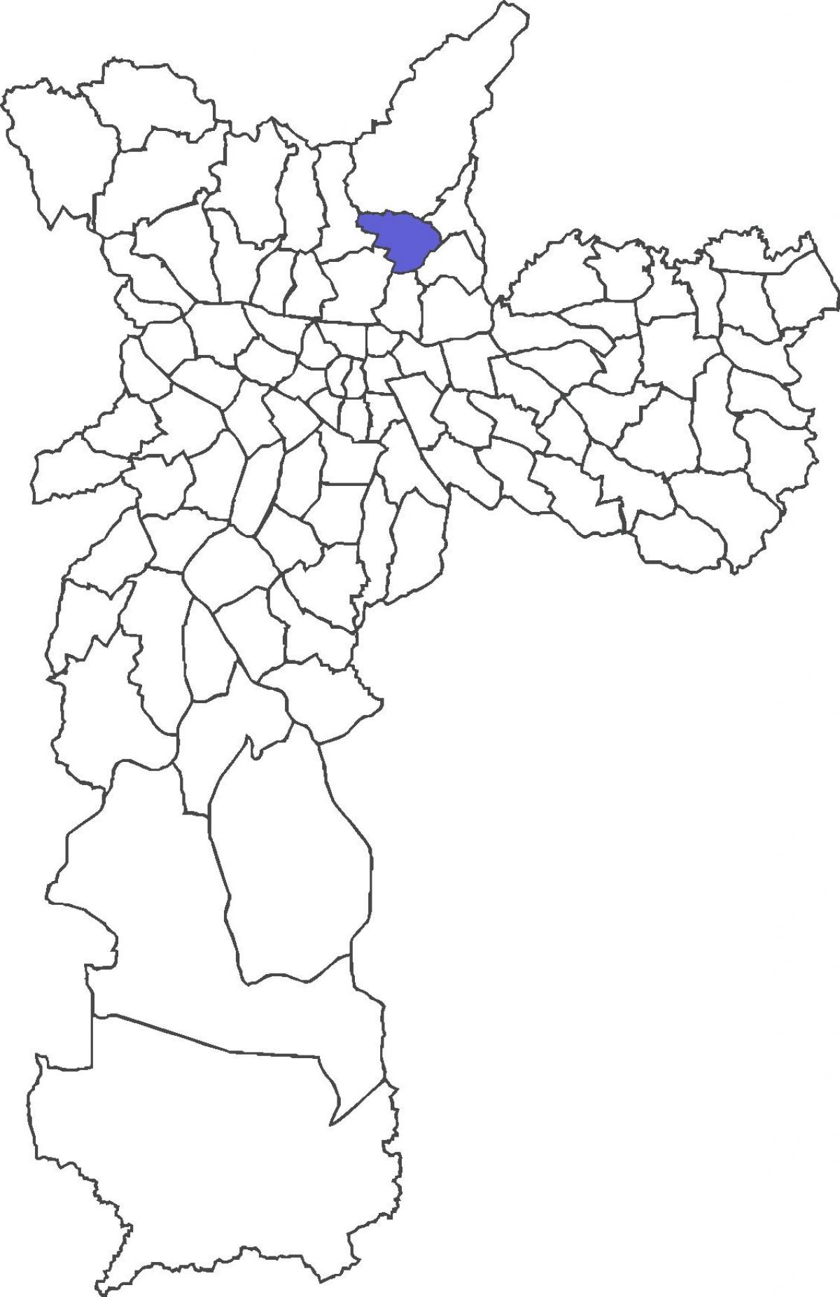 แผนที่ของ Tucuruvi เขต