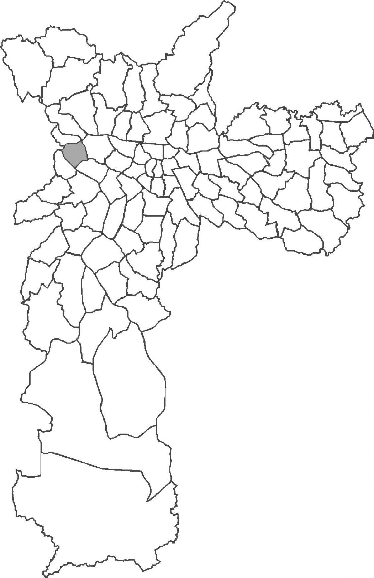 แผนที่ของ Vila Leopoldina เขต