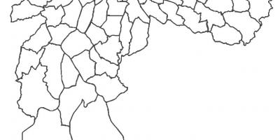 แผนที่ของ Alto เดอ Pinheiros เขต