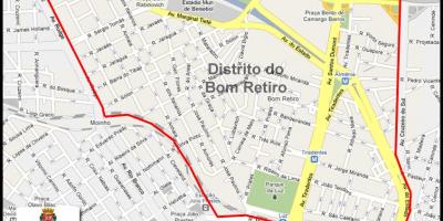 แผนที่ของ Bom Retiro São Paulo
