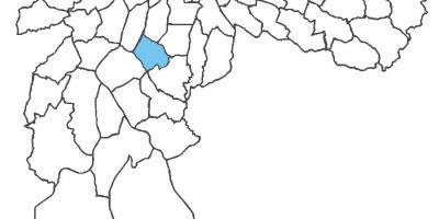 แผนที่ของ Campo Belo เขต