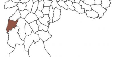 แผนที่ของ Capão Redondo เขต