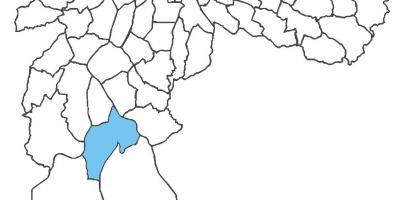 แผนที่ของ Cidade Dutra เขต