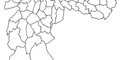 แผนที่ของ Guaianases เขต