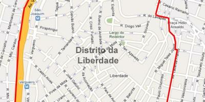 แผนที่ของ Liberdade São Paulo