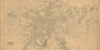 แผนที่ของอดีต São Paulo-1943