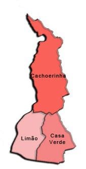 แผนที่ของคาซ่าต้าเวอร์รายการย่อยขอ prefecture