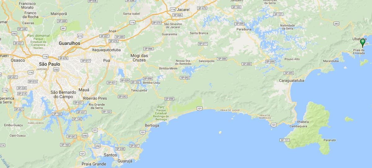 แผนที่ของชายหาดรนด์