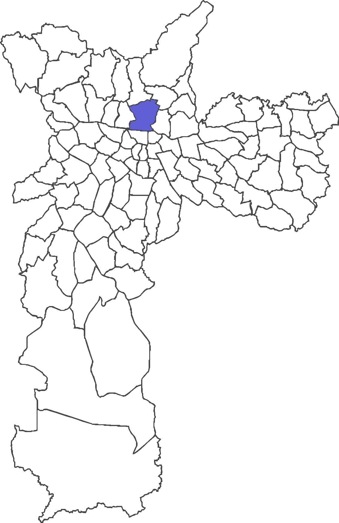 แผนที่ของเขตซานทาน่า