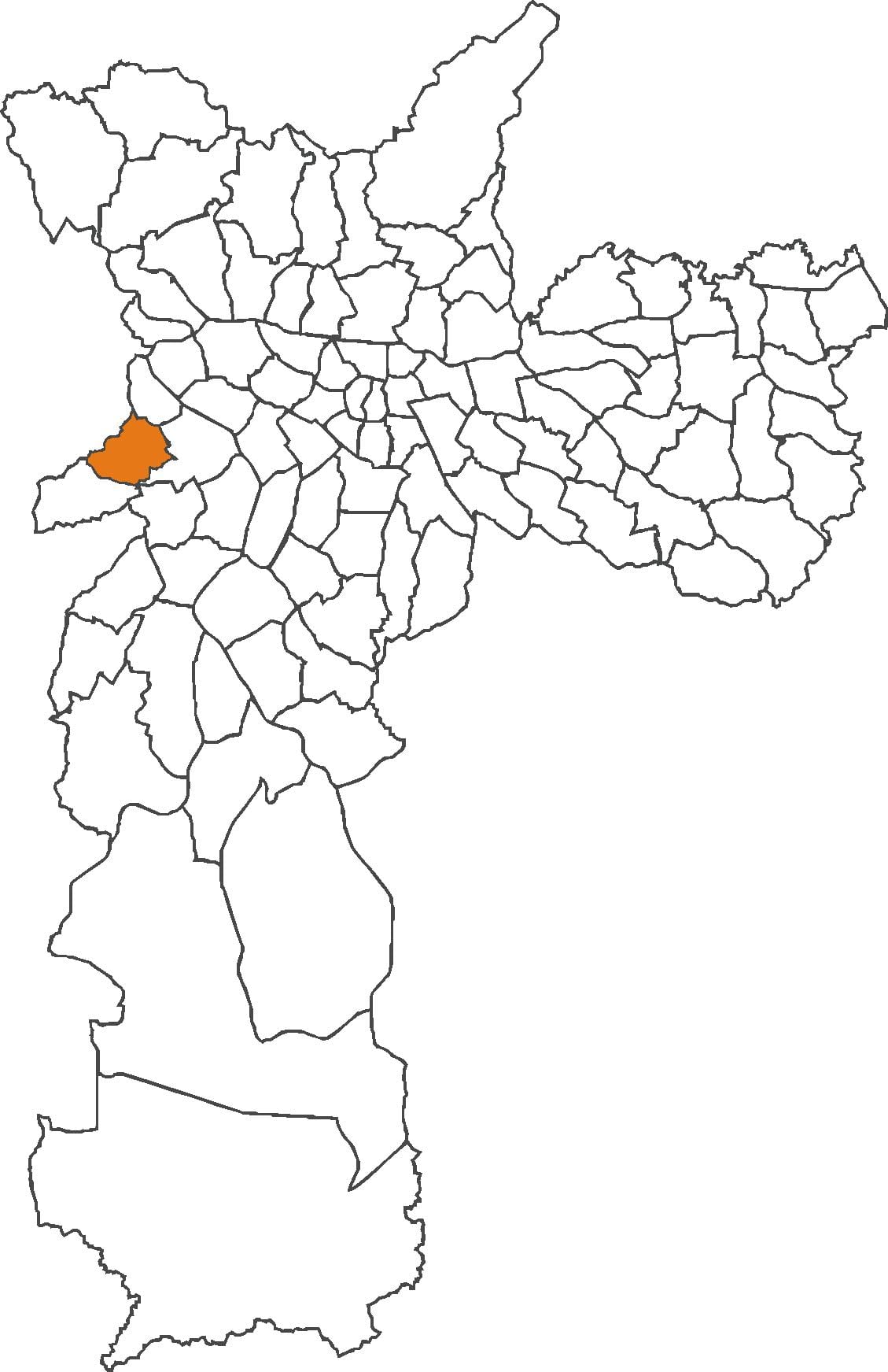 แผนที่ของริโอ Pequeno เขต