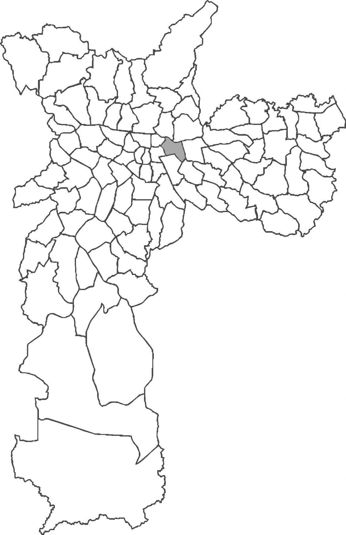 แผนที่ของ Belém เขต