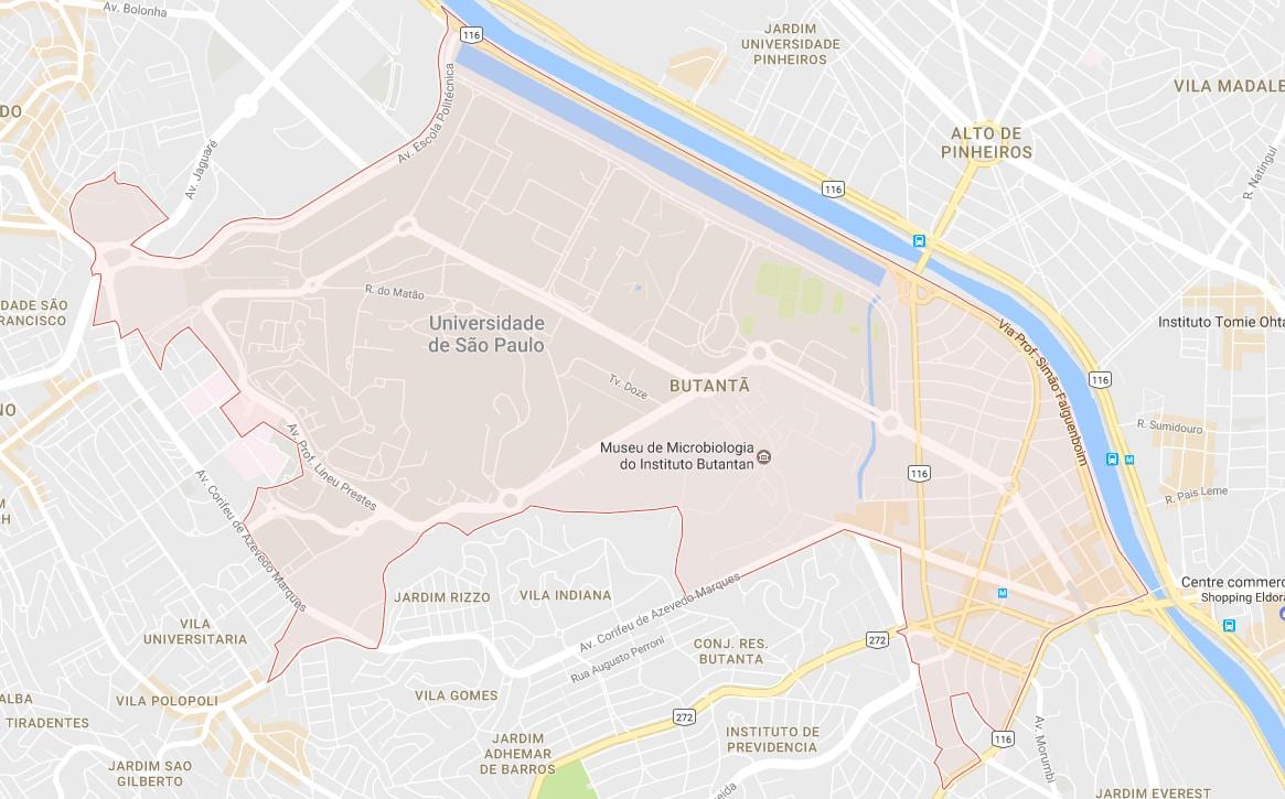 แผนที่ของ Butantã São Paulo