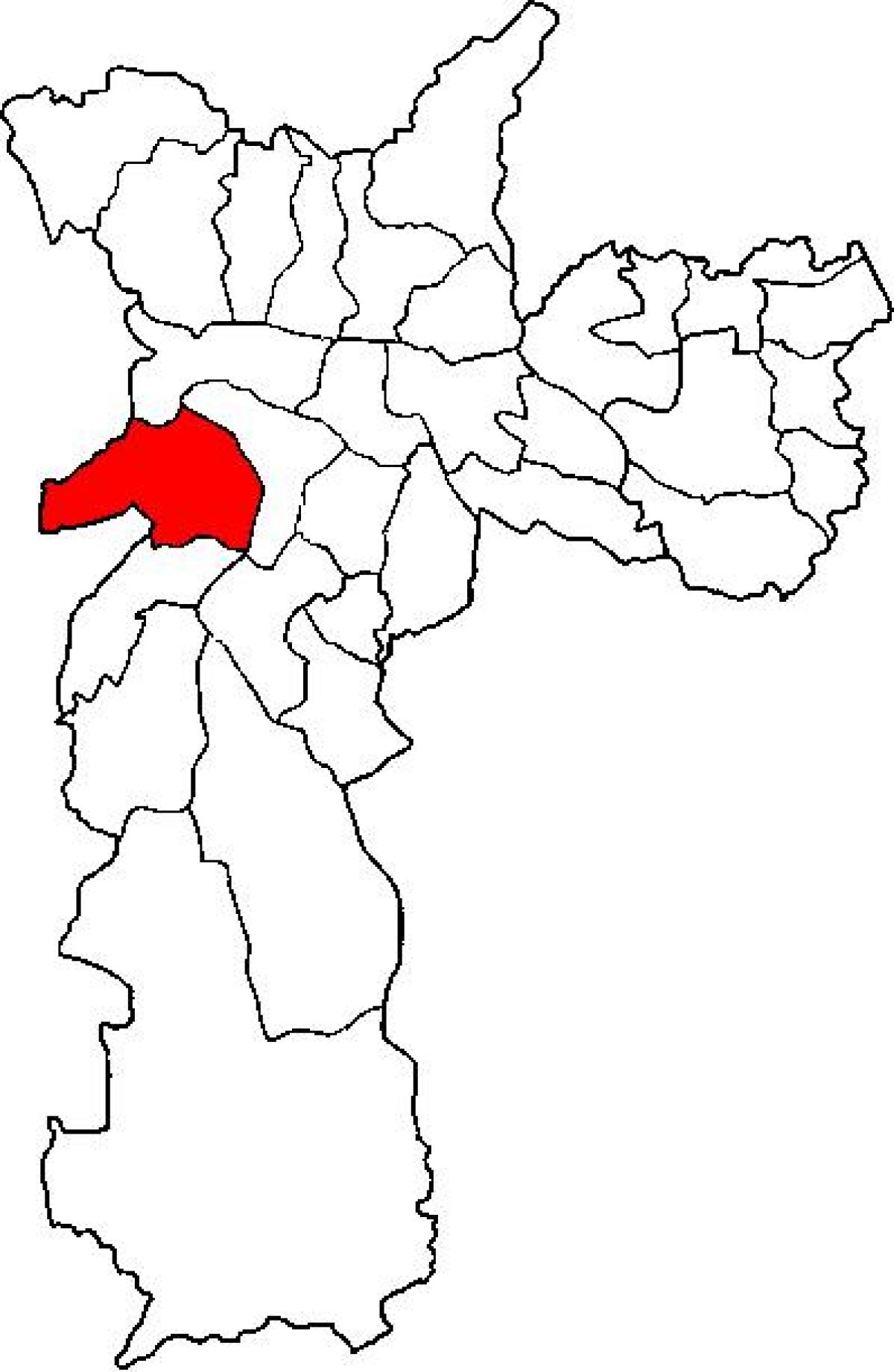 แผนที่ของ Butantã รายการย่อยขอ prefecture São Paulo
