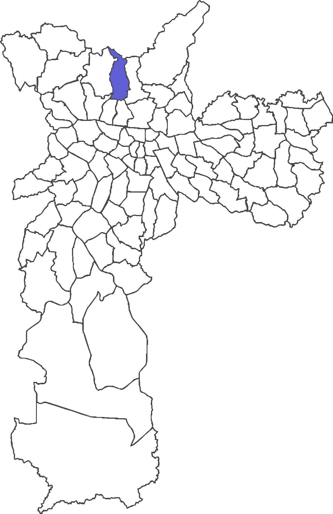 แผนที่ของ Cachoeirinha เขต