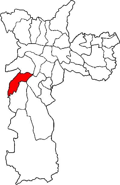 แผนที่ของ Campo Limpo รายการย่อยขอ prefecture São Paulo
