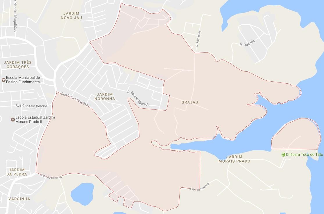 แผนที่ของ Grajaú São Paulo