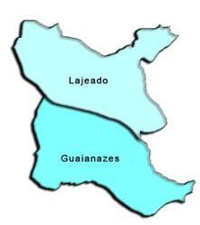 แผนที่ของ Guaianases รายการย่อยขอ prefecture