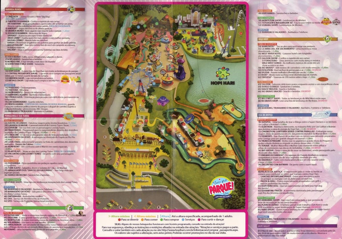 แผนที่ของ Hopi Hari
