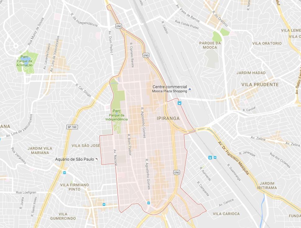 แผนที่ของ Ipiranga São Paulo