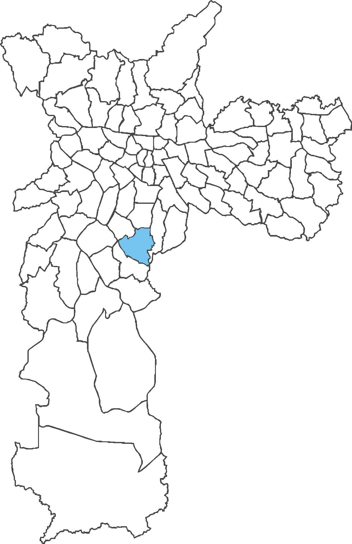 แผนที่ของ Jabaquara เขต