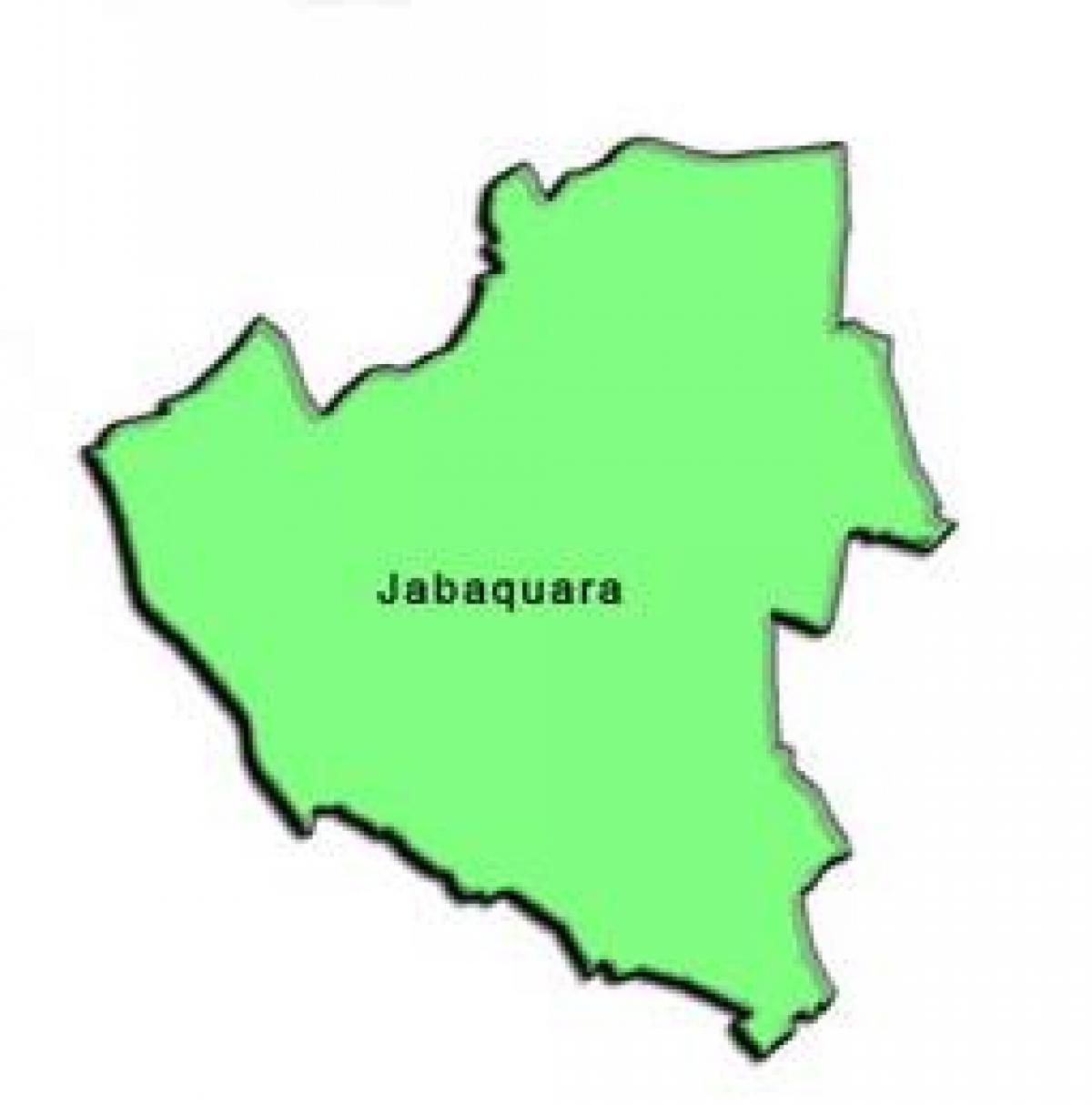 แผนที่ของ Jabaquara รายการย่อยขอ prefecture