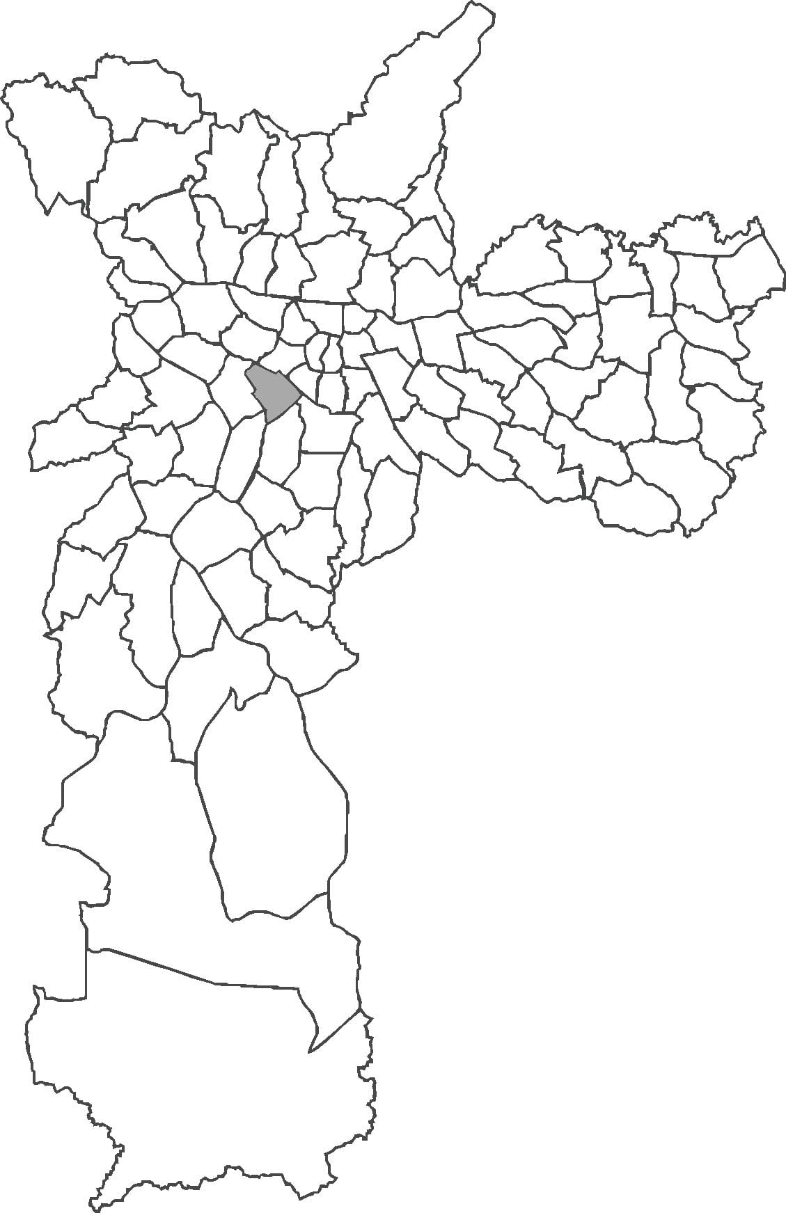 แผนที่ของ Jardim Paulista เขต
