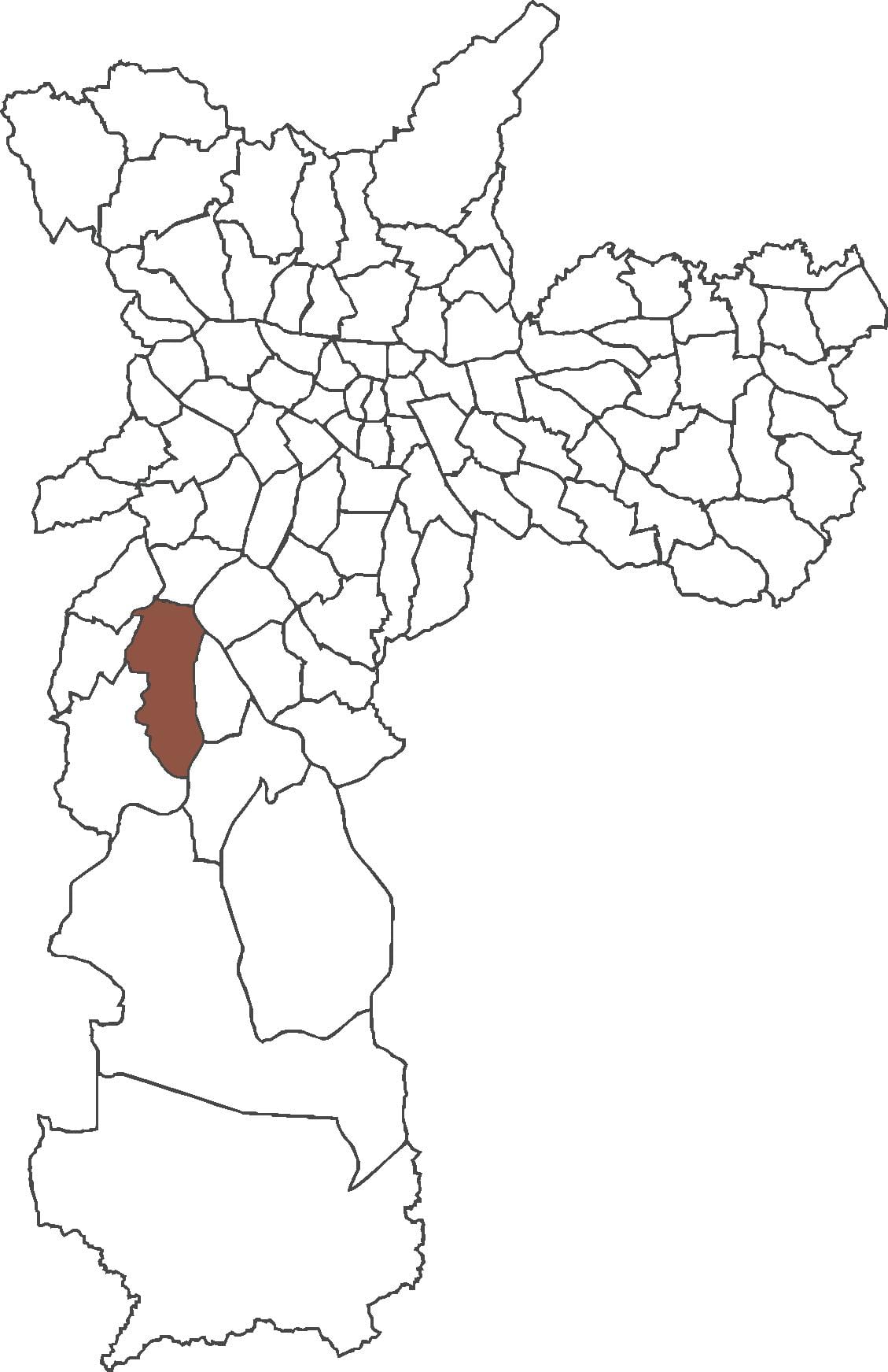 แผนที่ของ Jardim São Luís เขต