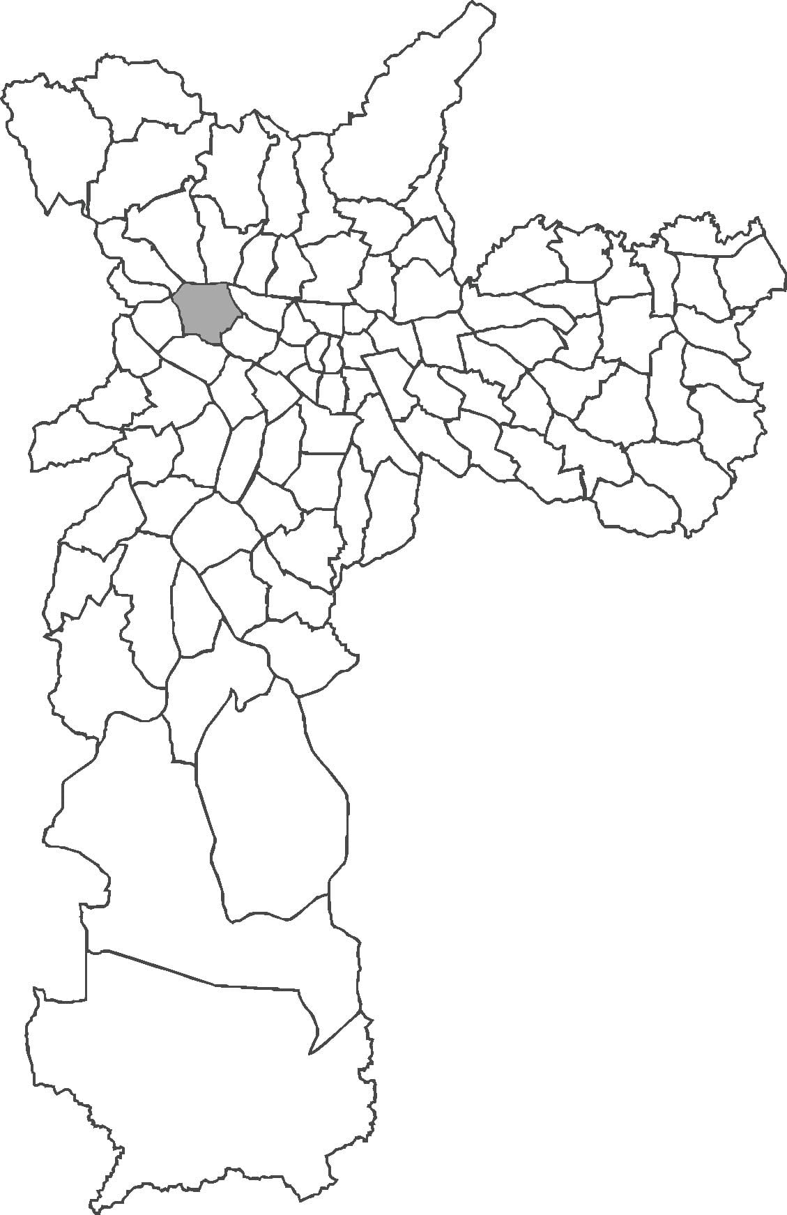 แผนที่ของ Lapa เขต