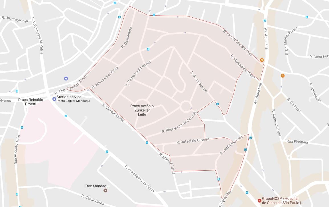 แผนที่ของ Mandaqui São Paulo