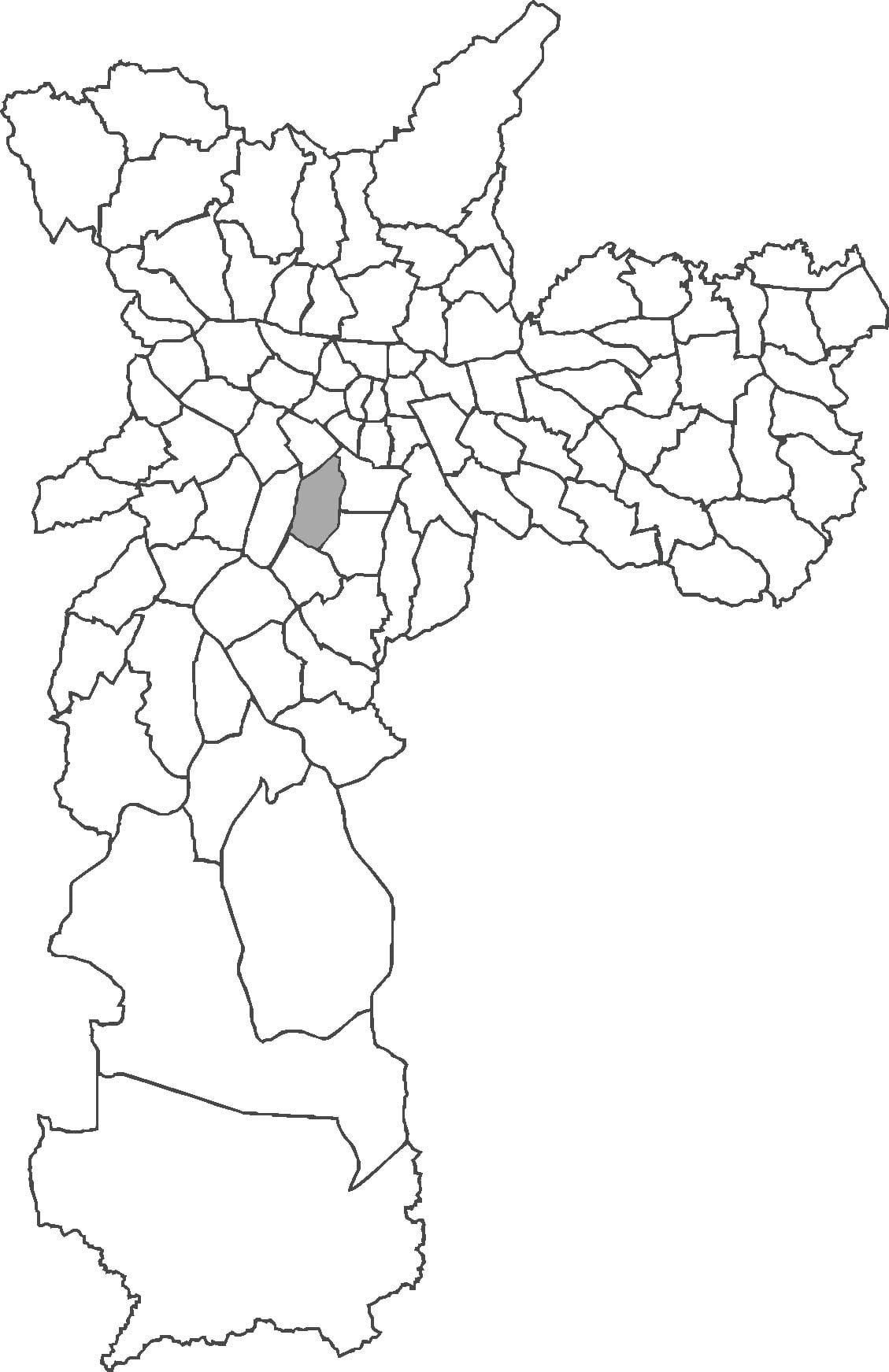 แผนที่ของ Moema เขต