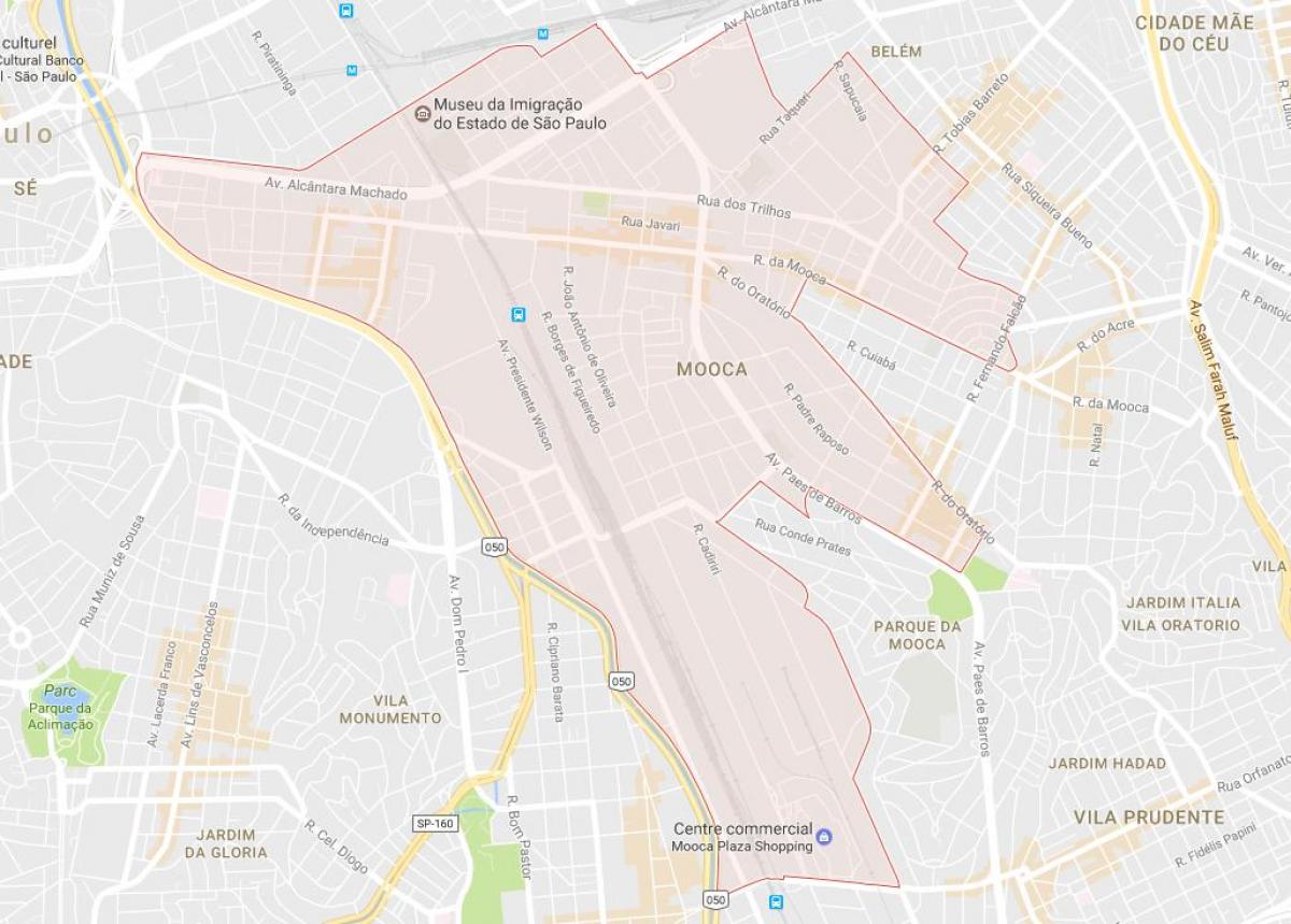 แผนที่ของ Mooca São Paulo