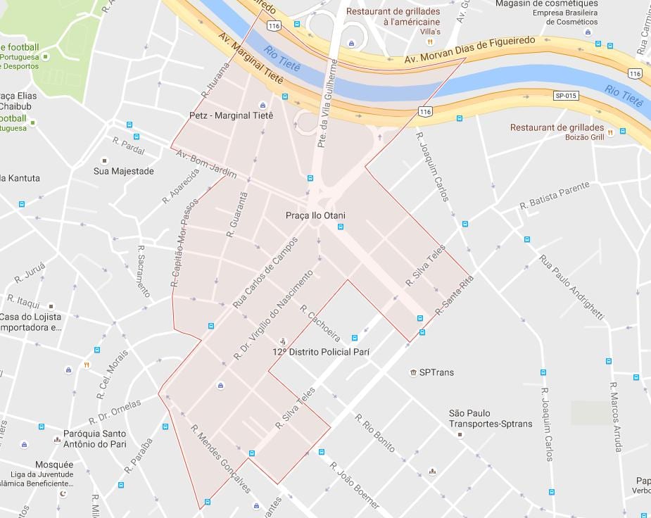 แผนที่ของ Pari São Paulo