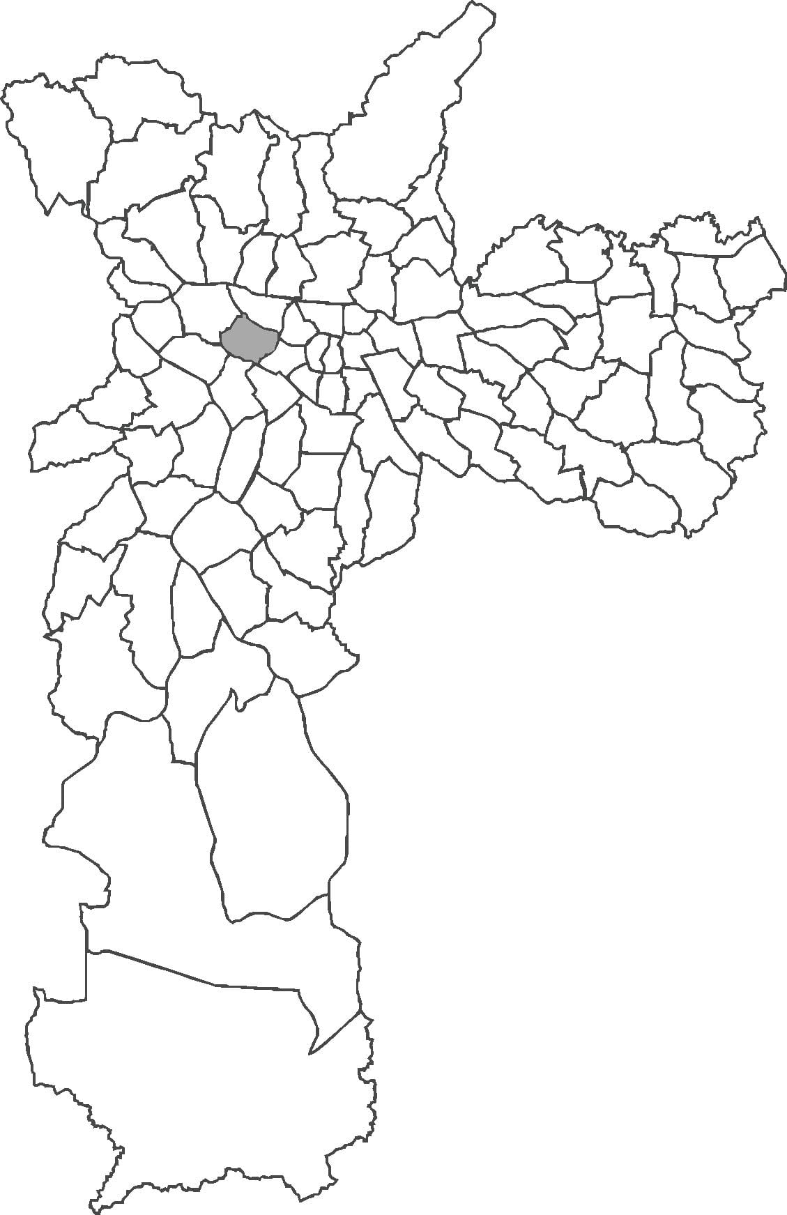 แผนที่ของ Perdizes เขต