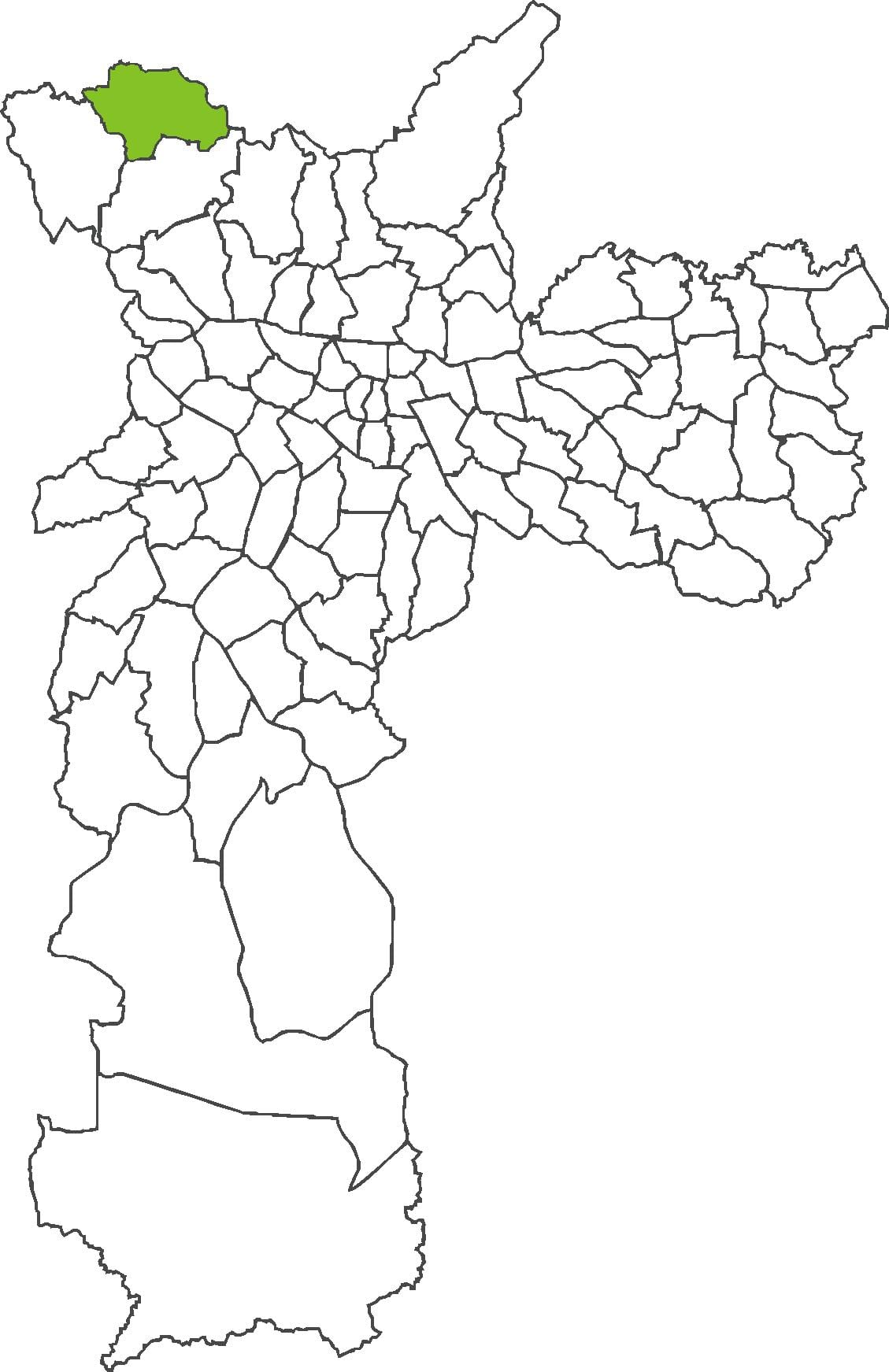 แผนที่ของ Perus เขต