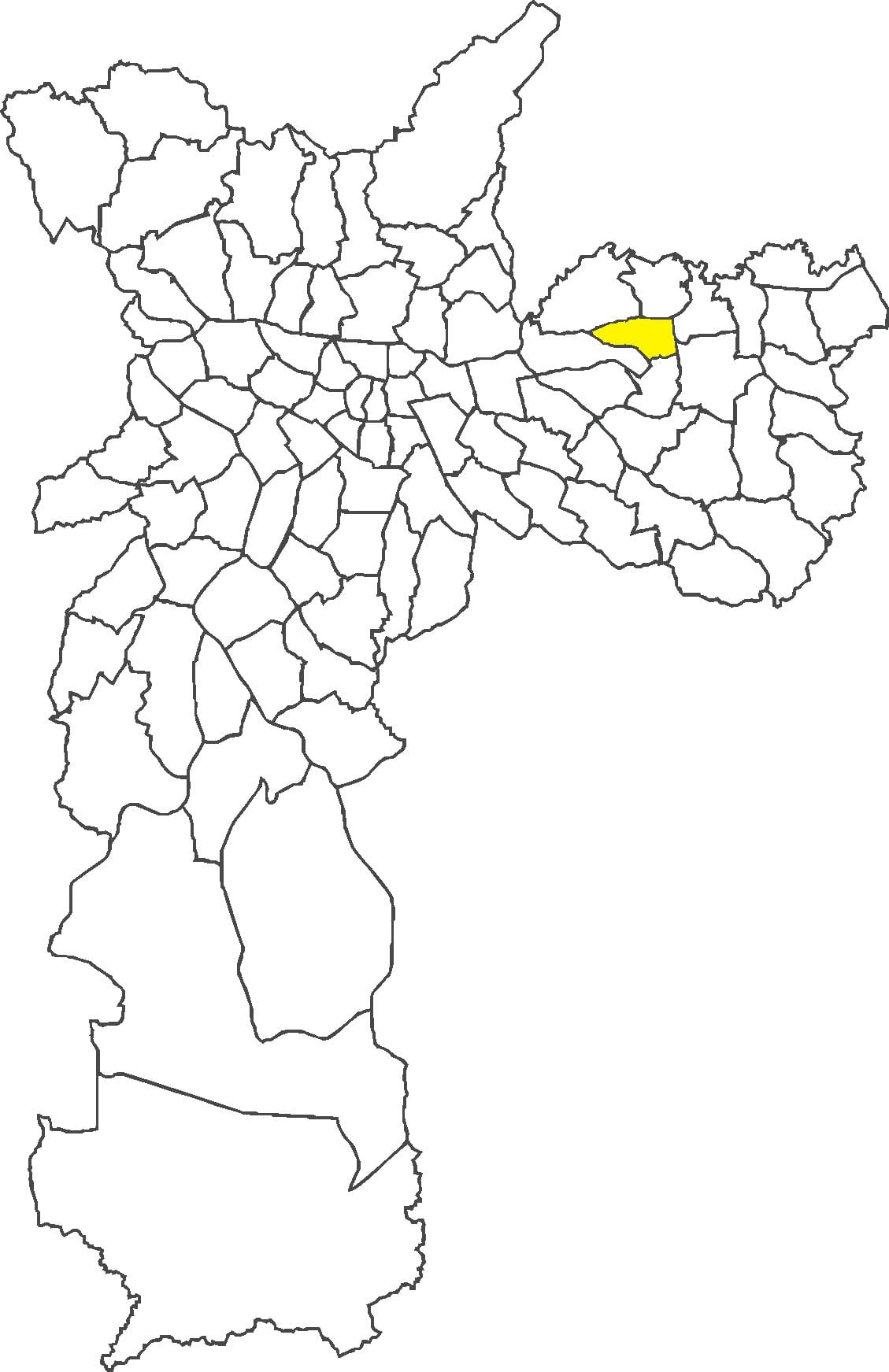แผนที่ Ponte Rasa เขต