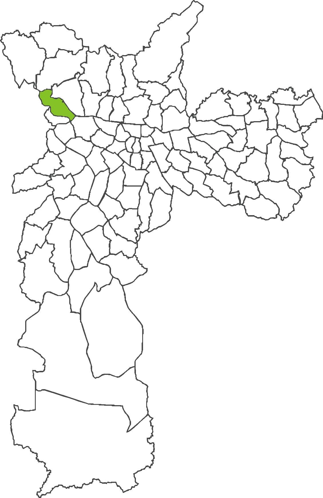 แผนที่ของ São Domingos เขต