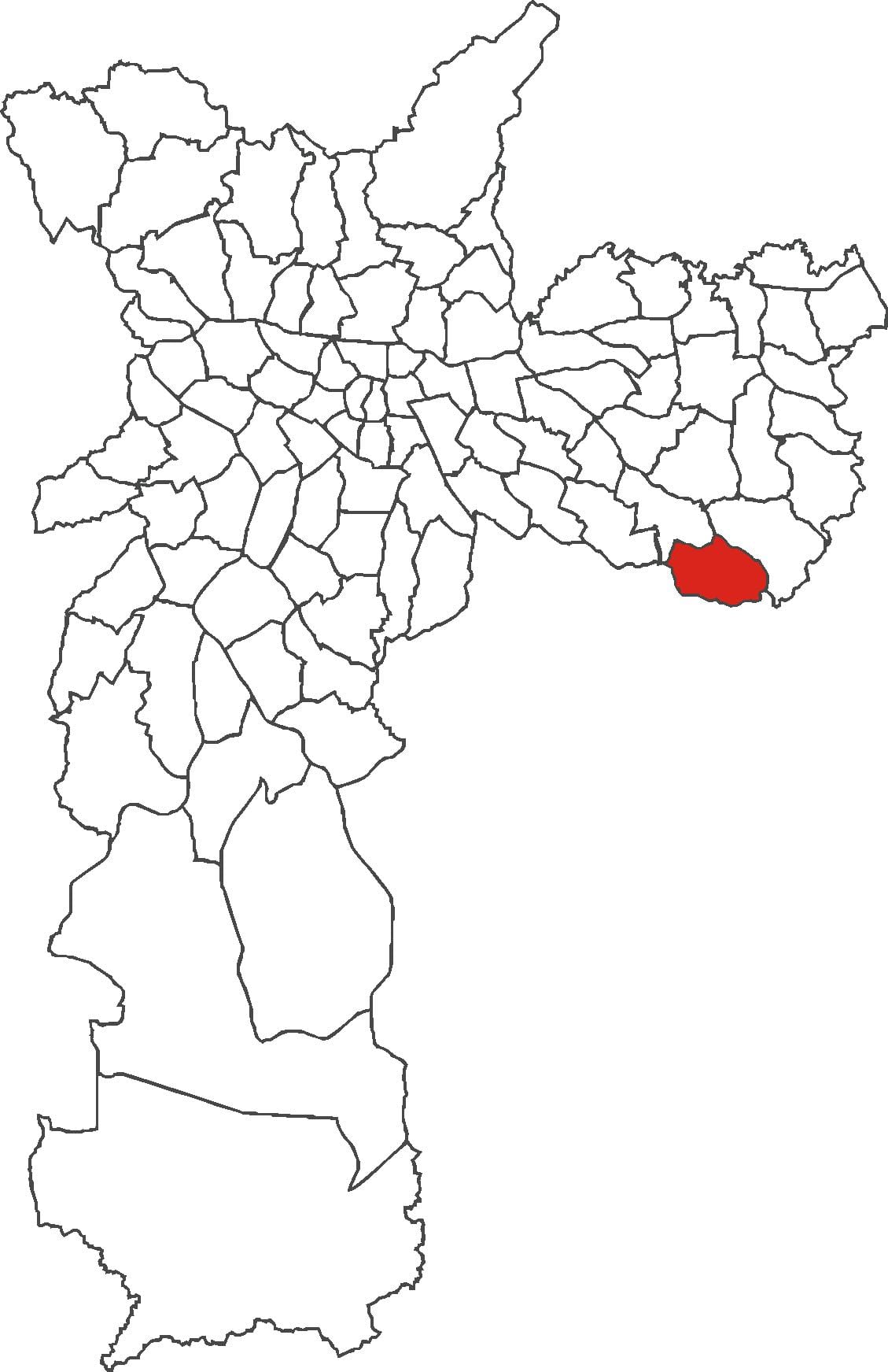 แผนที่ของ São Rafael เขต