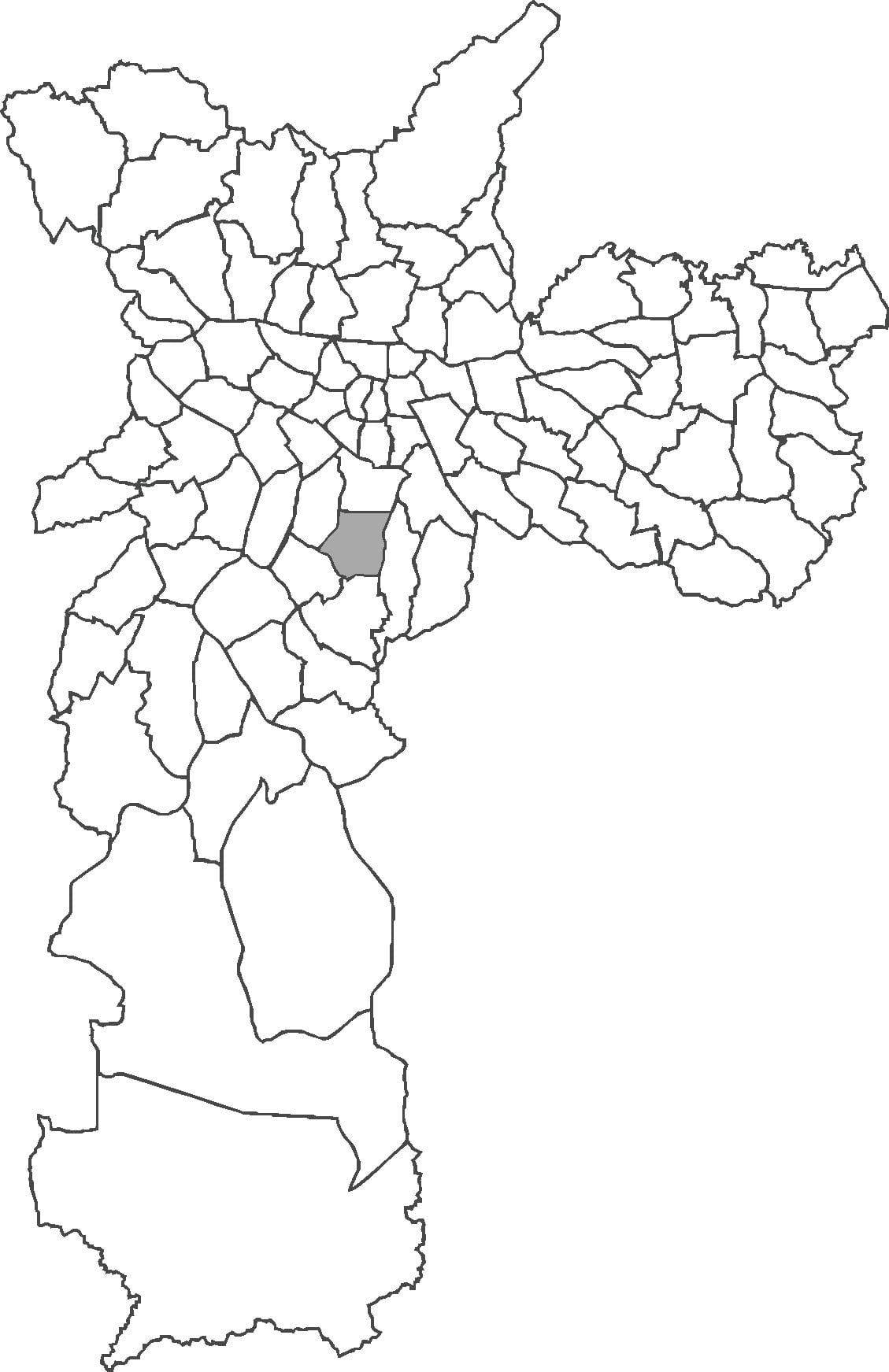 แผนที่ของ Saúde เขต