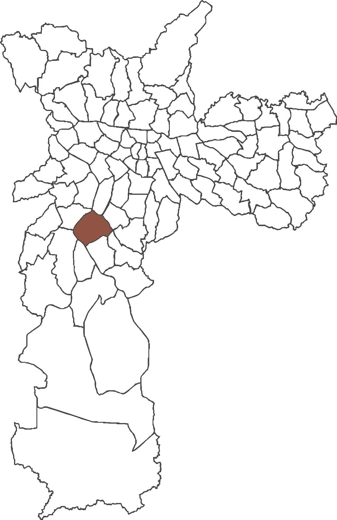 แผนที่ของ Santo Amaro เขต