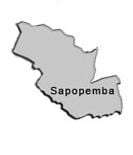 แผนที่ของ Sapopembra รายการย่อยขอ prefecture