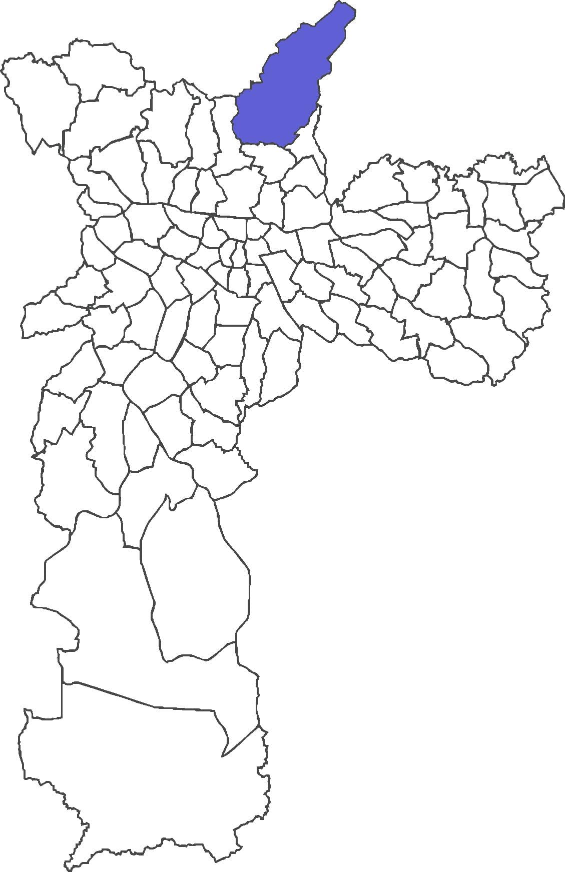 แผนที่ของ Tremembé เขต
