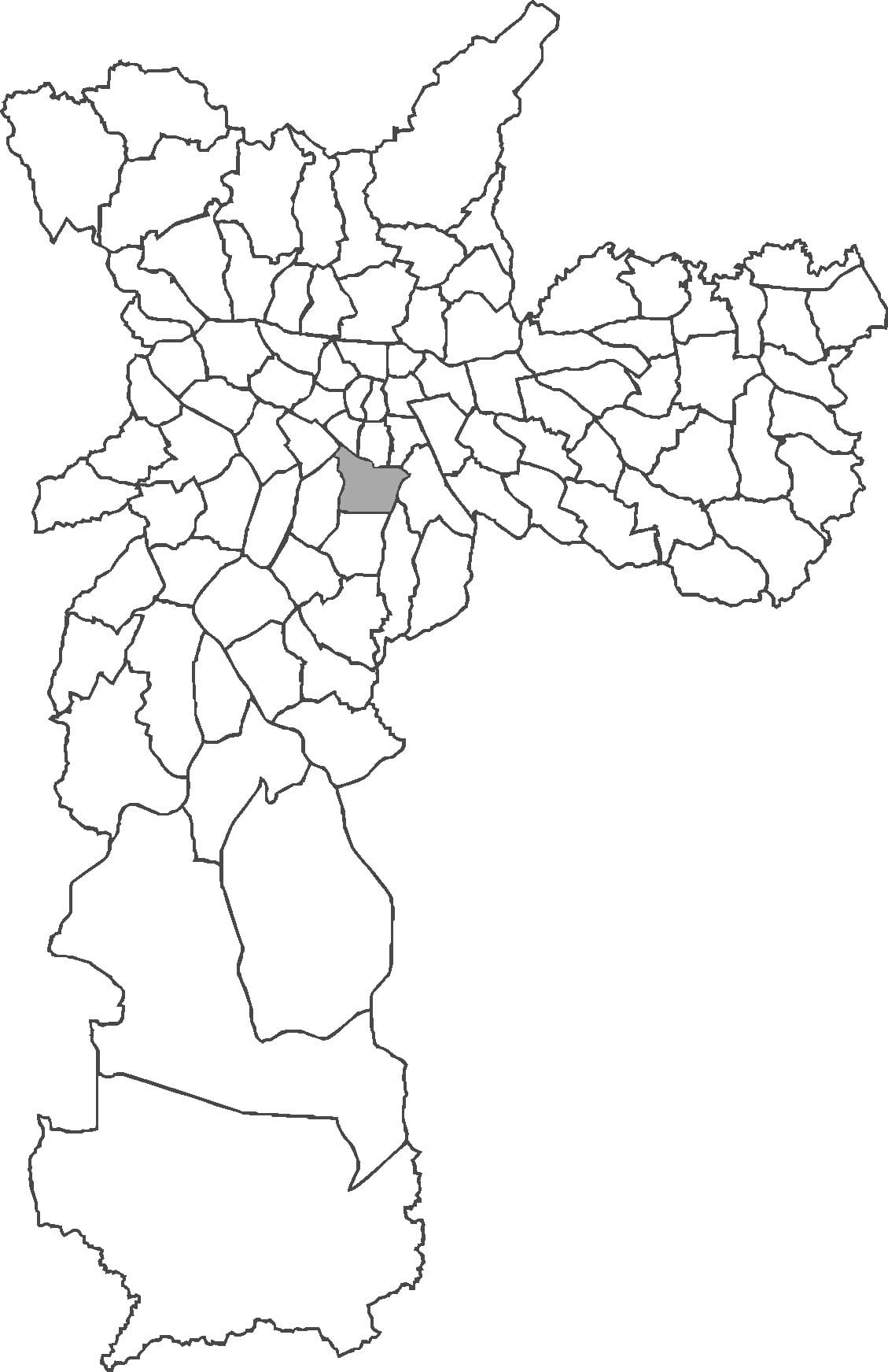 แผนที่ของ Vila มาเรียน่าเขต