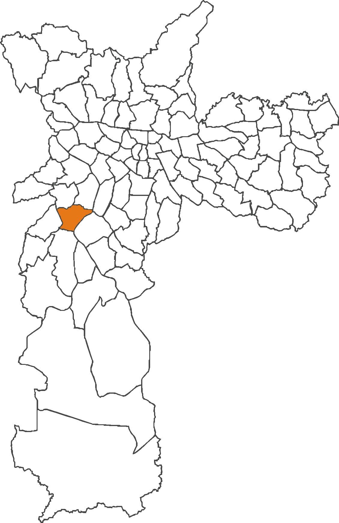 แผนที่ของ Vila Andrade เขต