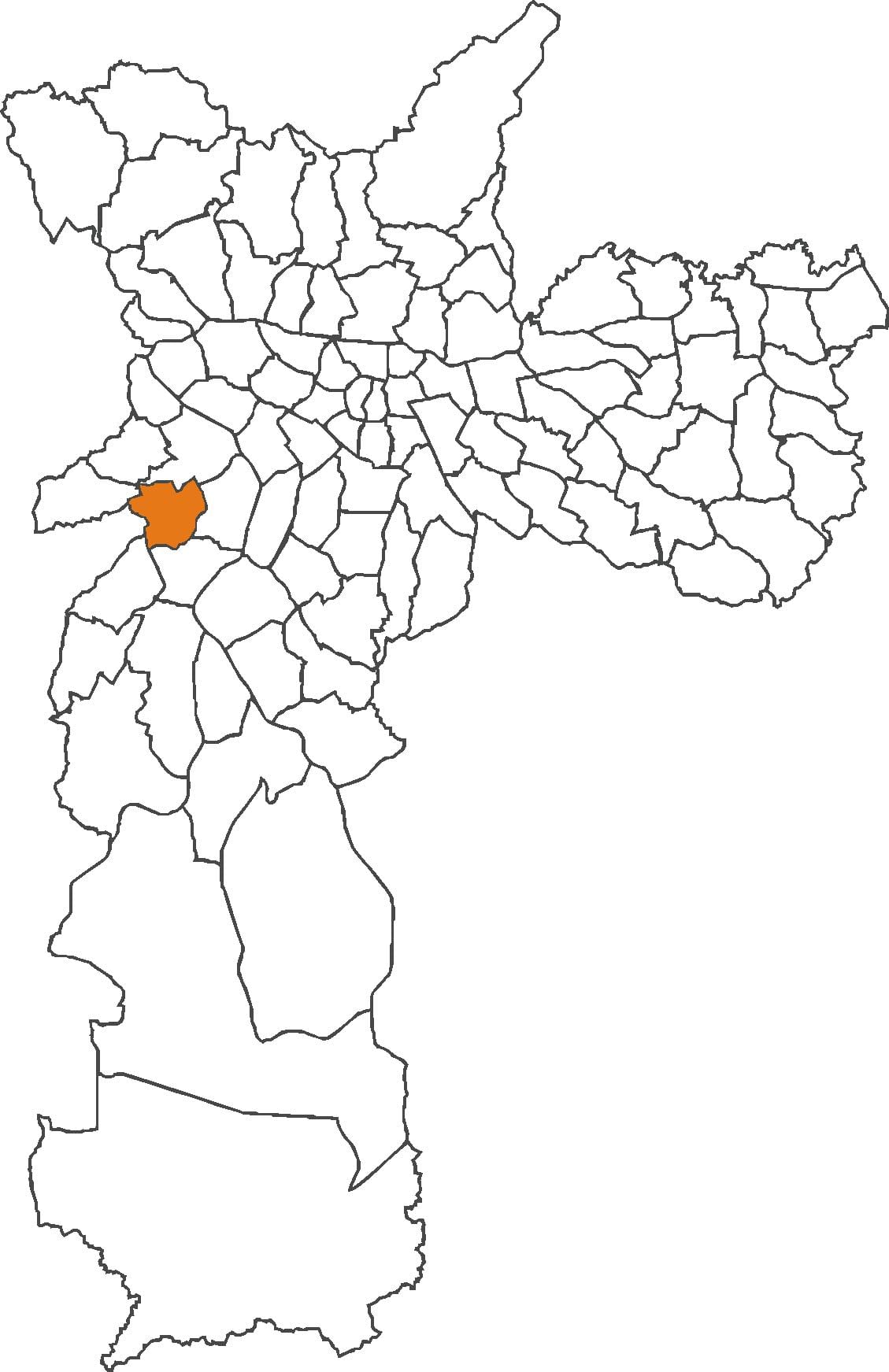 แผนที่ของ Vila Sônia เขต