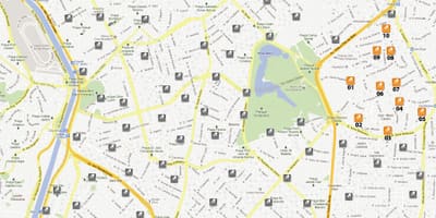 แผนที่ของจักรยาน Sampa