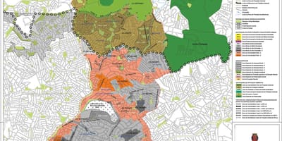 แผนที่ของคาซ่าต้าเวอร์ São Paulo-มีอาชีพของที่ดิน